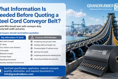 Steel Cord Conveyor Belt RFQ Requirements for Long-distance Mining, Port, and Bulk Handling Conveyors