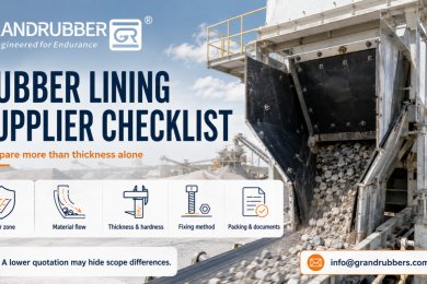 Rubber Lining Supplier Comparison Checklist for Mining Chutes and Transfer Points