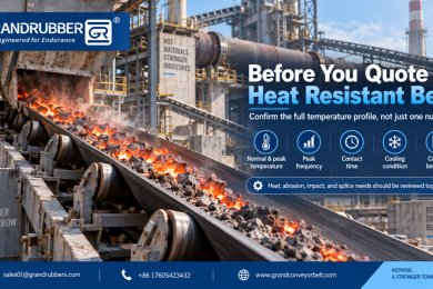 Heat Resistant Conveyor Belt Temperature Profile and Cooling Condition RFQ Checklist