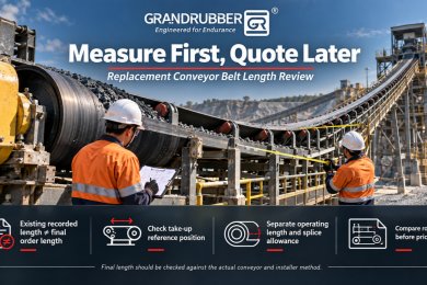 Conveyor Belt Replacement Length and Take Up Travel RFQ Guide