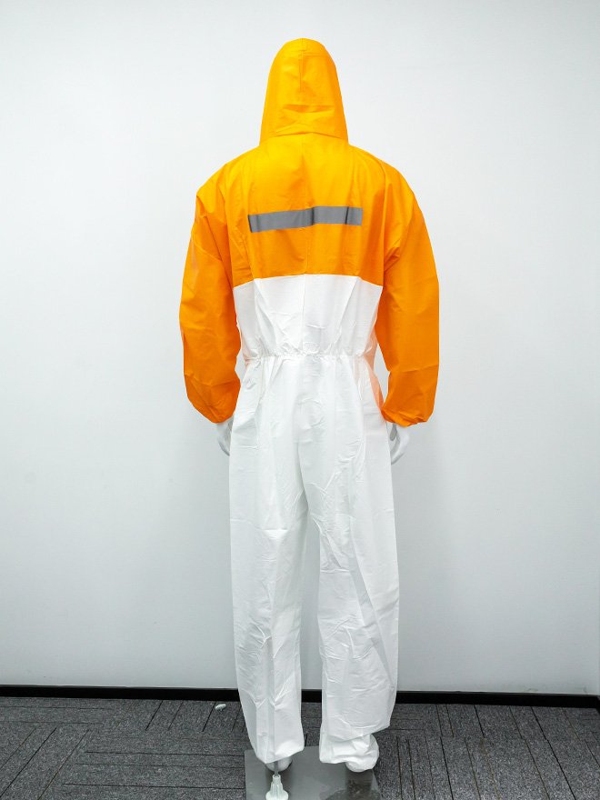 100% Cotton Reflective Tape Disposable Protective Clothing