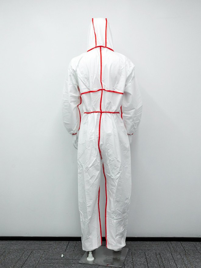 Orange SF Bound Seam Coverall9