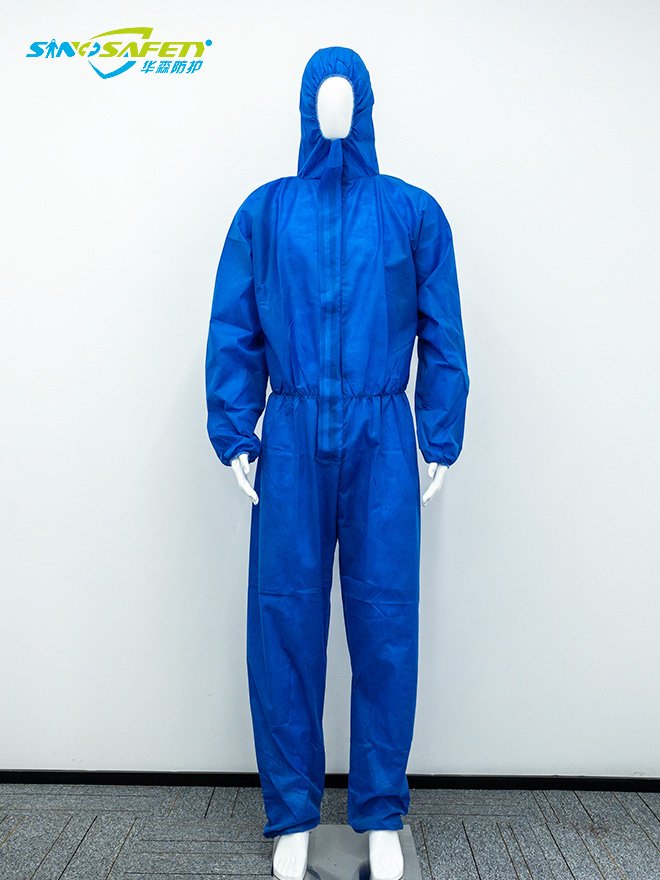 Blue SMS Disposable Coverall