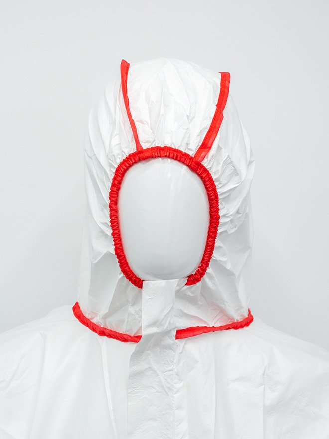 Orange Disposable Coveralls