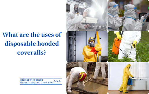 What are the uses of disposable hooded coveralls