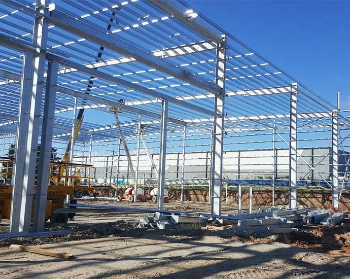 Steel structure warehouse
