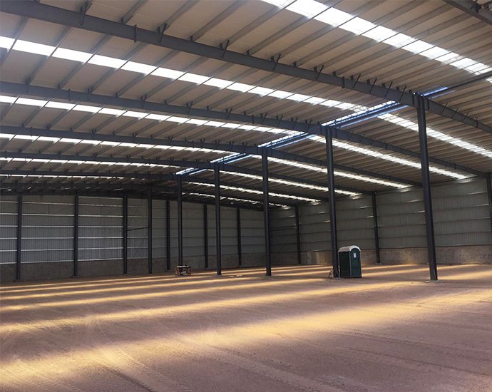 Steel structure warehouse