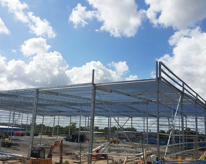 Steel structure warehouse