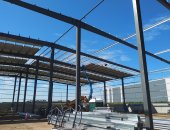 Steel structure warehouse