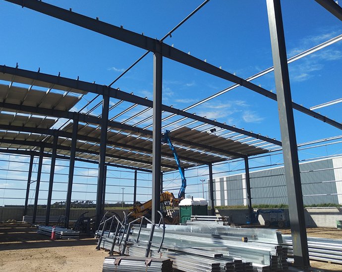 Steel structure warehouse