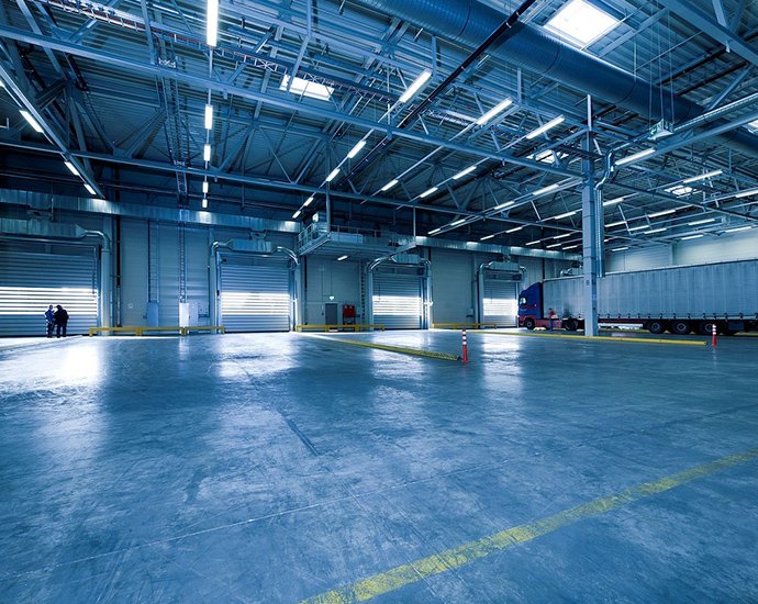 Steel structure warehouse