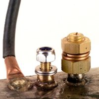 Portable pin brazing gun with ceramic ferrule