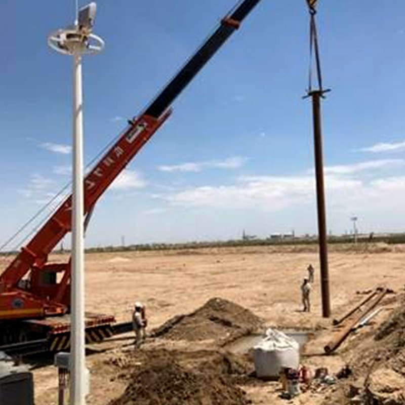 토양 환경에서 부식 방지 심층 우물 양극