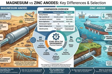 Magnesium Anode vs Zinc Anode for Pipeline Protection