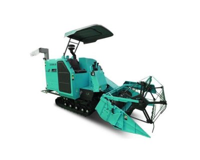 mini combine corn harvester