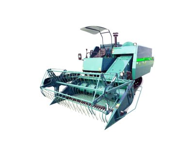 mini combine corn harvester