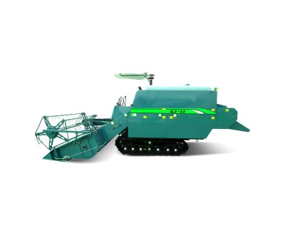 mini combine corn harvester