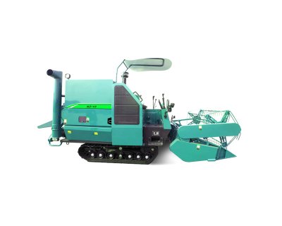 mini combine corn harvester