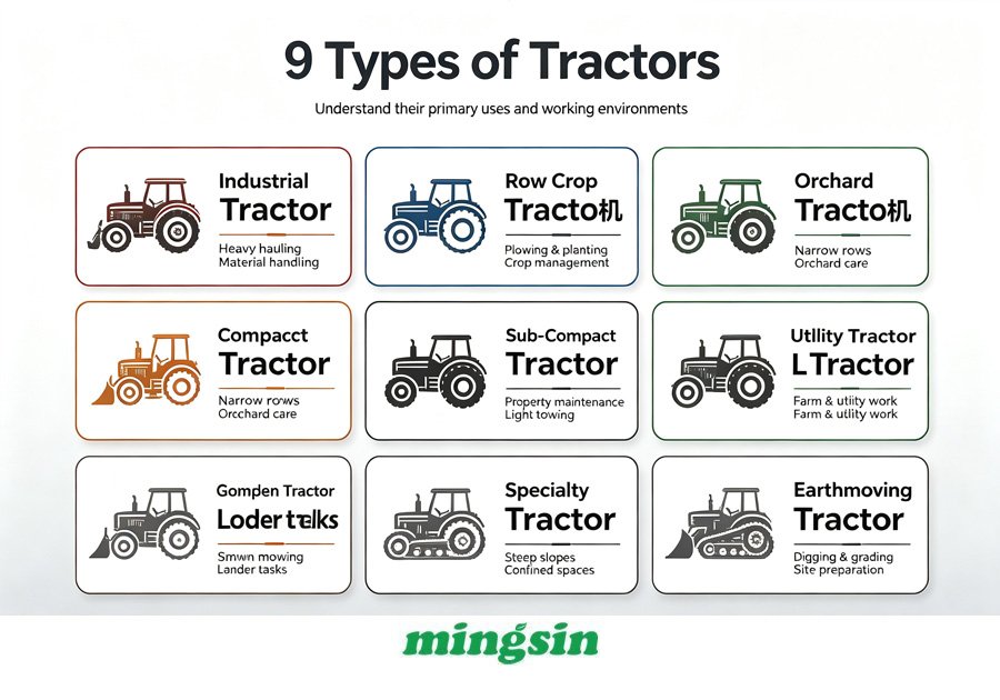 The Complete Guide to Tractor Types: Applications, Capabilities, and Selection Across Industries