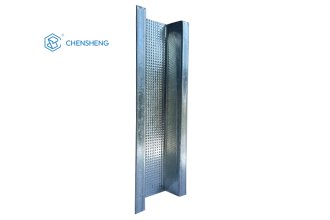 Galvanized hat channel