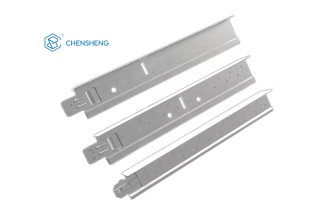Narrow flat ceiling T grid
