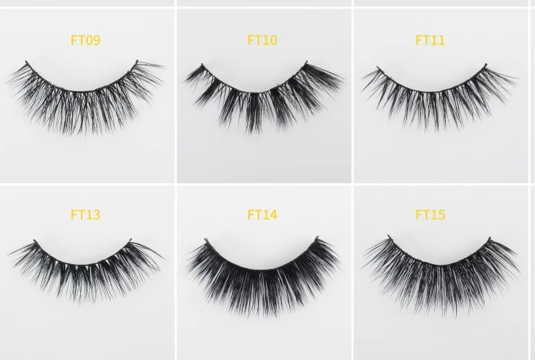 Flat Strip Lashes FT-1-2