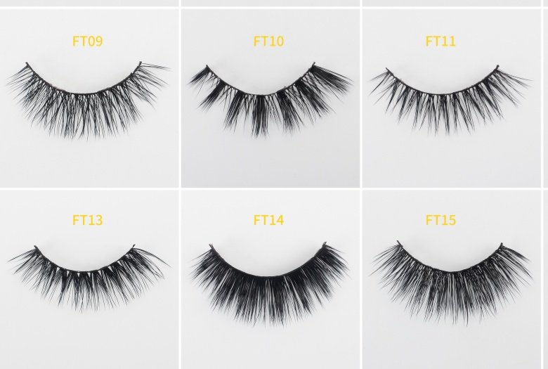 Flat Strip Lashes FT-1-2
