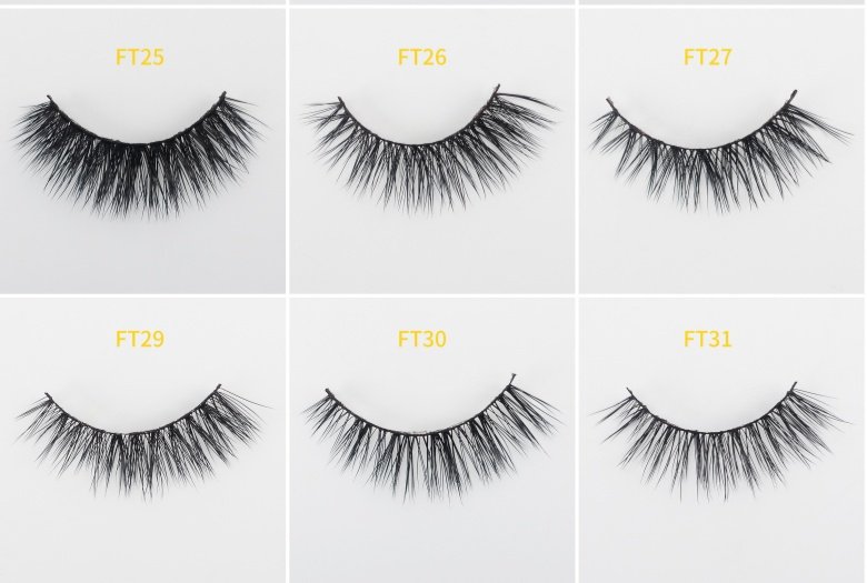 Flat Strip Lashes FT-2-2