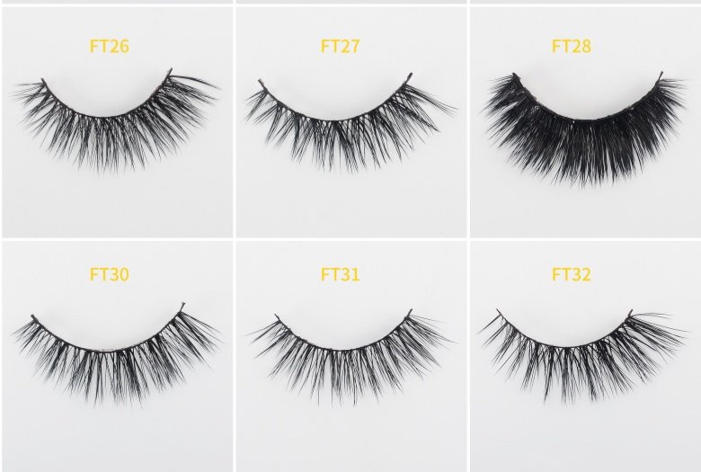 Flat Strip Lashes FT-2-4