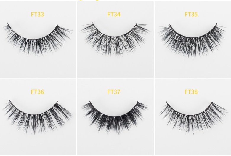 Flat Strip Lashes FT-3-1
