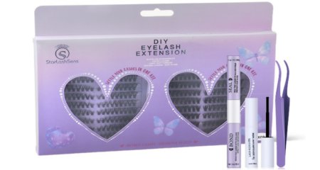 Purple DIY Cluster Lashes Kit