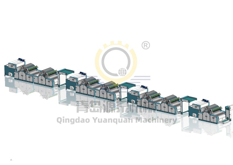 خط إنتاج نفش الكشمير وشعر الإبل