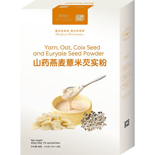 Yam, Oat, Coix Seed  and Euryale Seed Powder