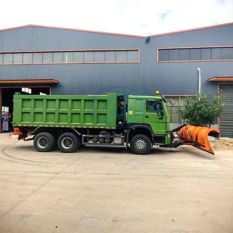 SINOTRUK HOWO-7 6X4 380HP 400HP SNOW SWEEPER DUMP TRUCK
