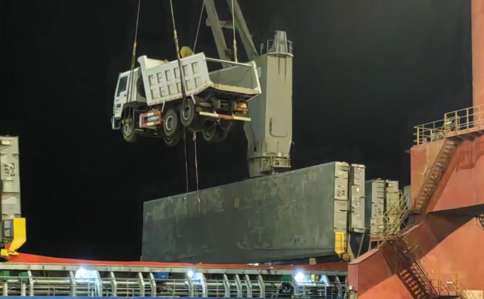 Three units 6X4 dump trucks sent to Algeria