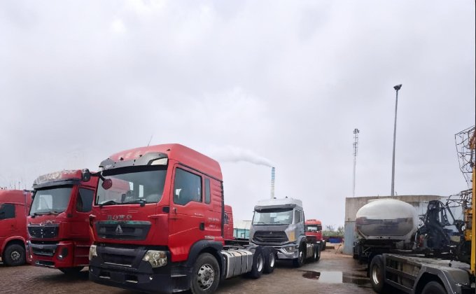 Our company's three tractor trucks have been successfully delivered to Senegal