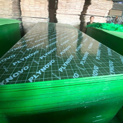 Film face plywood with plastic PP and PE layer