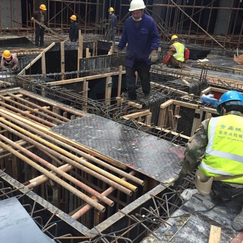 Brown Eco-Friendly Glue Building Material Shuttering Finger Jointed Core Dynea Film 18mm Pla