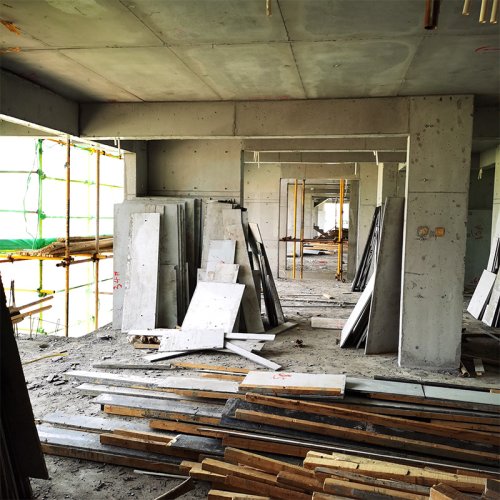 Plastic PVC Solid Boarding for Wall Formwork