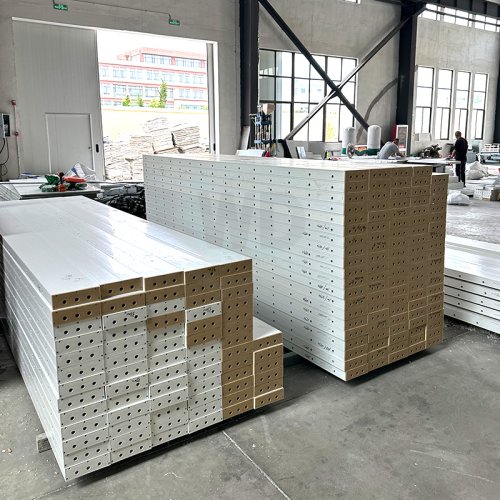 Reusable Ribbed Plastic Column Formwork For Concrete Walls