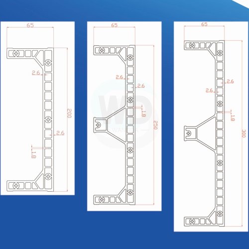 Fast install concrete plastic formwork for wall