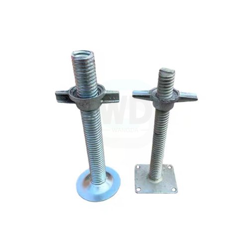 Steel Jack Base-U-Head Diameter 30/32/38/48 Zinc Plated Top Bottom Support Scaffolding Props Adjustable Telescopic Solid Hollow