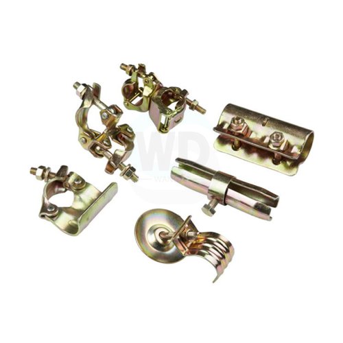 Galvanized Steel Scaffolding Pressed Accessories Scaffold Forged Double Swivel Coupler Fixed Clamp Coupler Fastener Pipe Fixing
