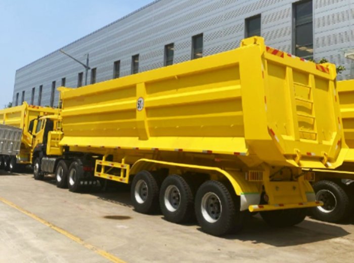 End Dump Semi Trailer