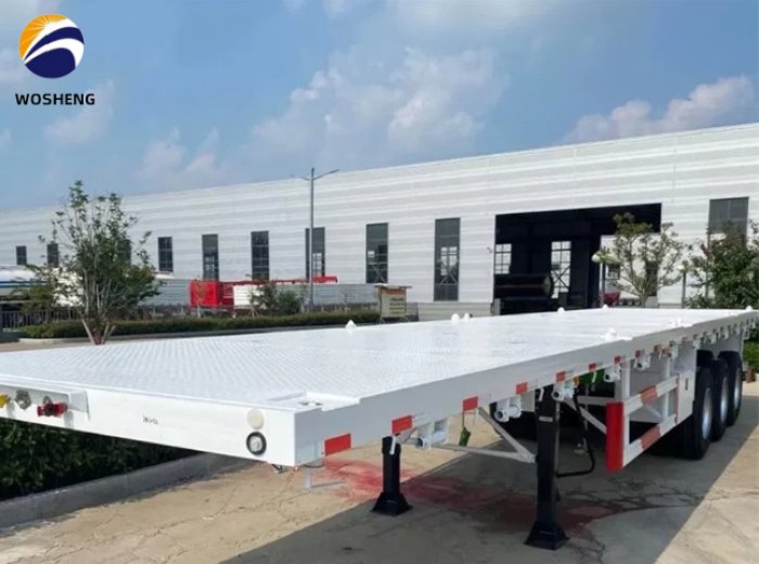 flat bed semi trailer