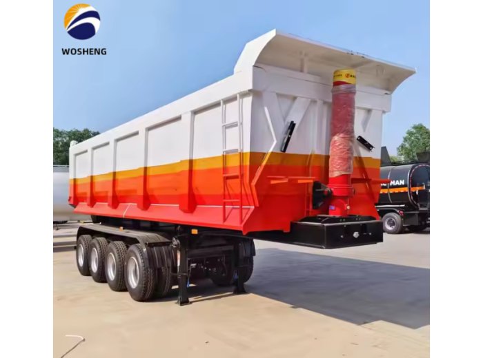 U Shape Rear Dump Semi Trailer