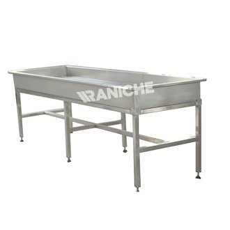 Canaleta para recolgar cadáveres