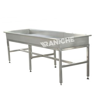 Canaleta para recolgar cadáveres