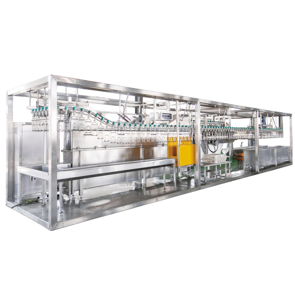 Matadero móvil de acero inoxidable de 300 a 800 BPH