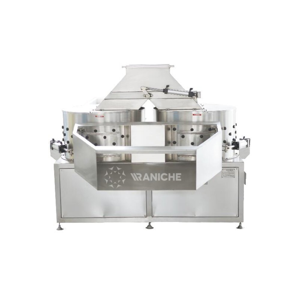 Pelador de pies verticales de doble barril